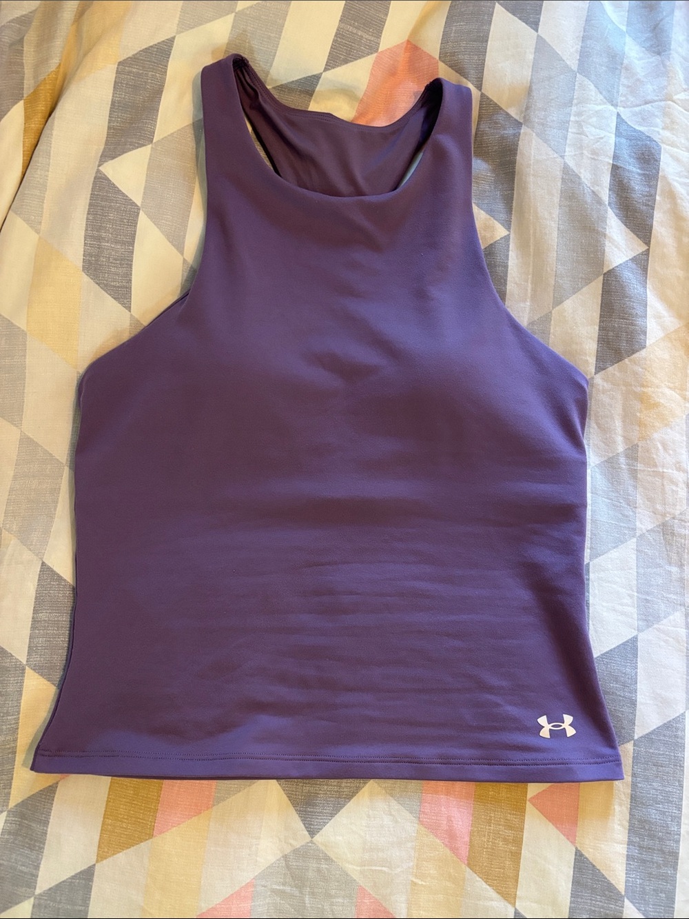 Under Armour Women's Deep Purple High-Neck Performance Tank